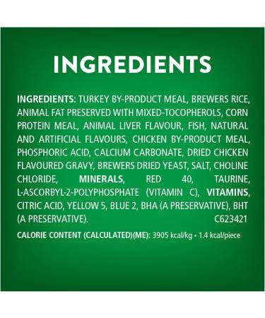 Friskies Party Mix Cat Treats Gravy-licious Crunch Turkey and Gravy - 454 g Cannister (1 Pack) 454 g (Pack of 1) - Buy Online on GoSupps.com