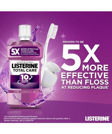 Listerine Total Care Mouthwash 500ml - Complete Oral Health Solution (Pack of 1) - Buy Online on GoSupps.com