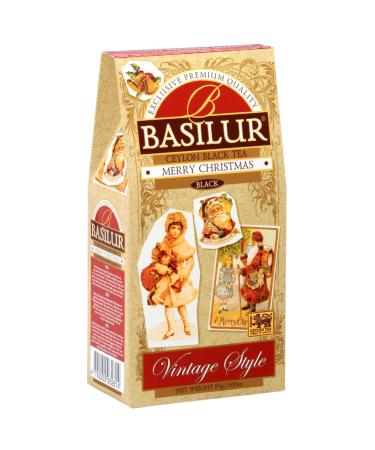 sarcia.eu BASILUR Merry Christmas - black tea Ceylon leaves with the addition of apples ginger and vanilla 85 g 1 pack