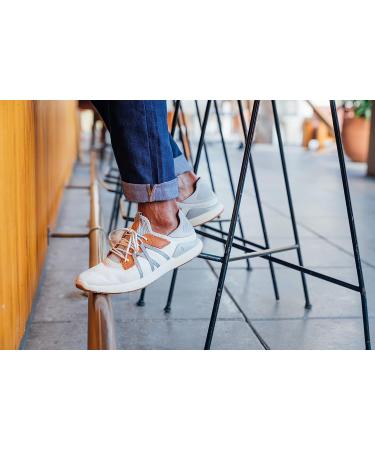 OLUKAI Mio Li Men's Athletic Shoe - Lightweight Mesh, Comfort Fit, Wet Grip Soles - 10.5 Mist Grey/Poi - Buy Online on GoSupps.com