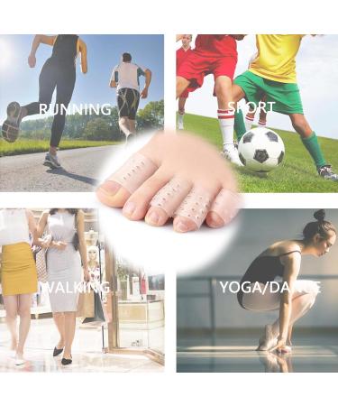 Silicone Toe Sleeves Tube - 20 Pack Cuttable Soft Gel Protectors for Ingrown Toenails Corns Blisters & Hammer Toes - Clear Toe Covers - Buy Online on GoSupps.com