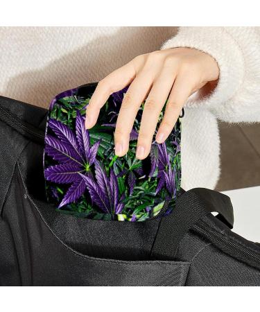 Purple Portable Menstrual Cup Storage Bag - Zip Pocket Kit for Teens & Women | Eco-Friendly Accessories - Buy Online on GoSupps.com