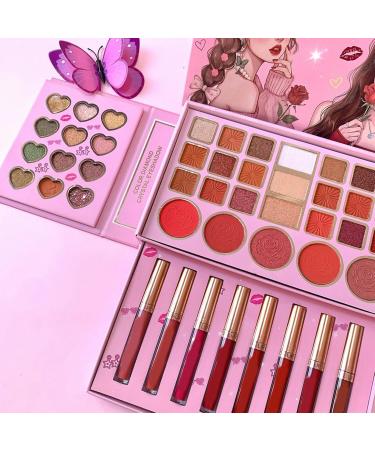 Makeup Palette - 50 Eyeshadow Colors Beauty Palettes Shimmer Glitter Eye Makeup Set | Pigmented Professional Matte Eyeshadow Kit For Women Party Wedding Stage Daily Costume Carnival - Buy Online on GoSupps.com