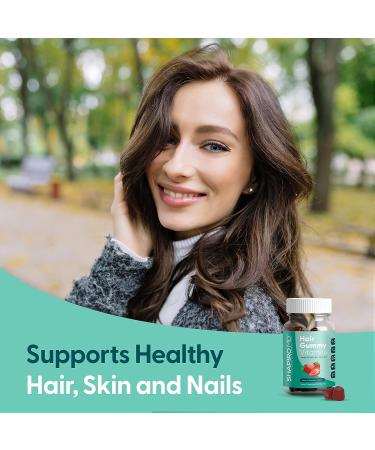 Shapiro MD Hair Gummy Vitamins - Vegan Supplement for Healthy Hair, Skin, and Nails with Biotin, Vitamins A, C, D, E, Folate, Iodine, and Zinc - Buy Online on GoSupps.com