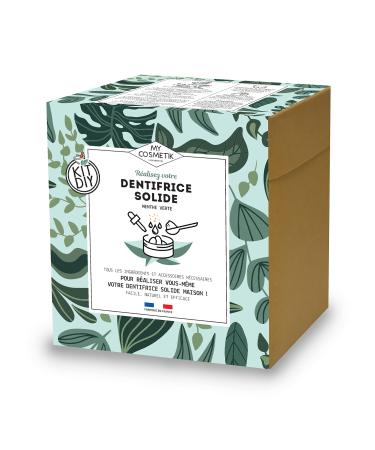 MY COSMETIK - DIY gift box - Solid toothpaste - Easily make your own homemade toothpaste natural effective and zero waste - Recipe + ingredients! - Made in France