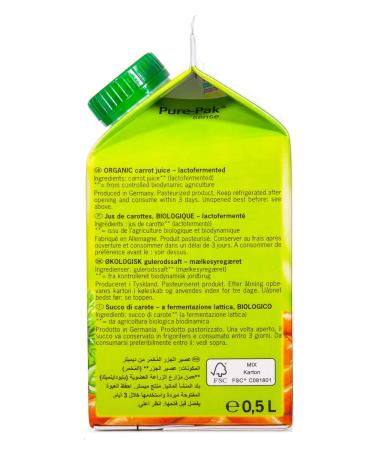 Buy Voelkel Organic Carrot Cider (6 x 0.50L) - Premium Organic Juice for International Shipping - Buy Online on GoSupps.com