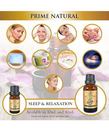 Prime Natural Sleep & Relaxation Essential Oil Blend 30ml - Pure Therapeutic Grade Aromatherapy for Natural Sleep Aid - Made in USA - Buy Online on GoSupps.com