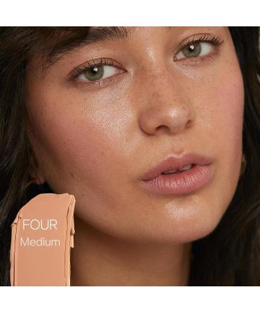 Saie Slip Tint SPF 35 Tinted Moisturizer - Shade Four (1.35 oz) | Light Coverage + Broad Spectrum Zinc Oxide Sunscreen - Buy Online on GoSupps.com