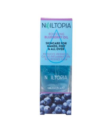 Nailtopia Blueberry Cuticle Oil - Revitalizing Nail Growth & Hydration | Bio-Sourced Nail Care - 0.41 oz - International Shipping Available - Buy Online on GoSupps.com