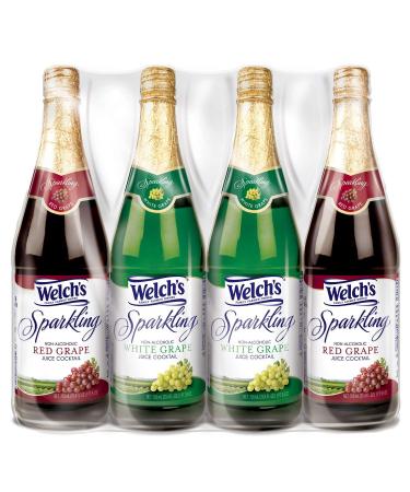 Welch's Sparkling Juice Cocktail Variety Pack (750 ml, 4 ct.)