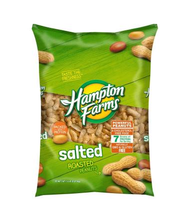 Hampton Farms Salted In-Shell Peanuts 5 lbs. (pack of 3) A1