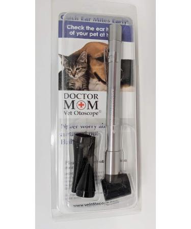 Dr Mom Pocket Veterinary LED Otoscope - Compact Vet Otoscope for Animal Care - Buy Online on GoSupps.com