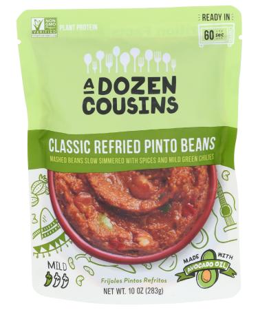 A Dozen Cousins Classic Refried Pinto Beans, 10 OZ