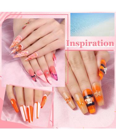 Lavender Violets 25 Pcs UV Gel Nail Polish Bright Red Spring Earth Color With Gel Top Coat Blooming Gel Base n Matte Top Coat Dotting Drawing Nail Brush Blossom Rose Marble Spreading Effect C402 Rural Scenery - Buy Online on GoSupps.com
