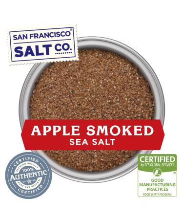 Applewood Smoked Sea Salt 2 lb. Bag Fine Grain - San Francisco Salt Co - Buy Online on GoSupps.com