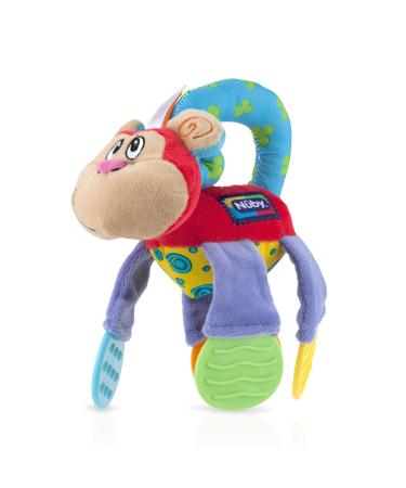 Nuby Floppers Plush Teether  Monkey