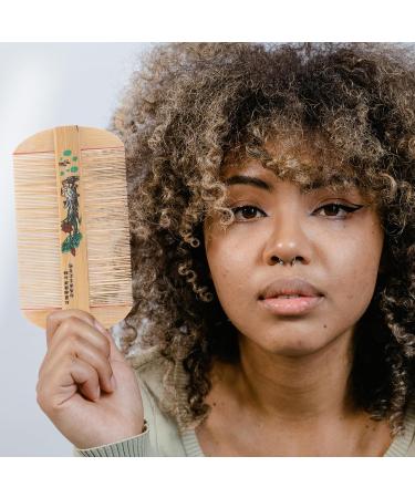 SHERCHPRY Peigne Cheveux Denses En Bambou Double Face Lot De 2 Peigne Anti-pellicules Portable Maison Soin Et D m lage Des Cheveux - Buy Online on GoSupps.com