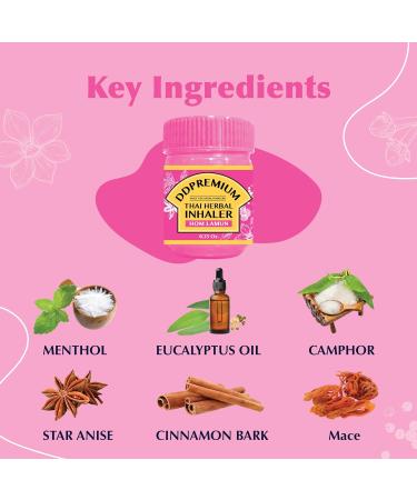 DDPremium Bundle 2 Pack Thai Herbal Inhaler with Menthol & Essential Oil - Yadom Original HOM LAMUN Formula - Buy Online on GoSupps.com