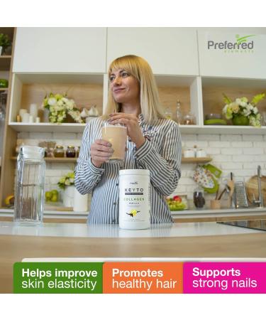 Keto Collagen Protein Powder with MCT Oil Keto and Paleo Friendly Grass Fed and Pasture Raised Hydrolyzed Collagen Peptides Fits Low Carb Diet and Keto Snacks KEYTO Vanilla Flavor - Buy Online on GoSupps.com