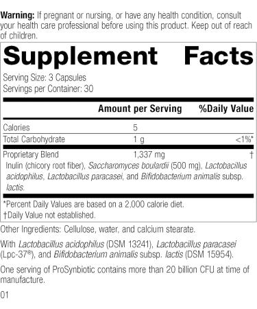 Standard Process ProSynbiotic Digestion and Digestive Health - 90 Capsules - Buy Online on GoSupps.com