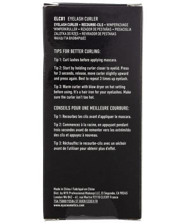 Buy NYX Professional Makeup Eyelash Curler Perfect Lash Lift & Curl | International Shipping Available - Buy Online on GoSupps.com