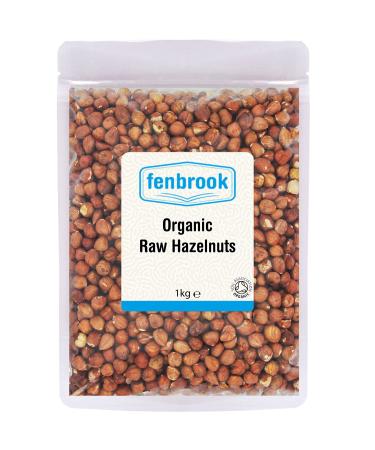 Organic Raw Hazelnuts 1kg | Certified Organic by Fenbrook Organic