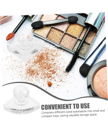 EXCEART Handy Eyeshadow Press Tool Stamp Kit Accurate TimeSaving Eyeshadow Pressing Stamper For Blusher Makeup Pressing Tool Crystal Material Universal Press Mold - Buy Online on GoSupps.com