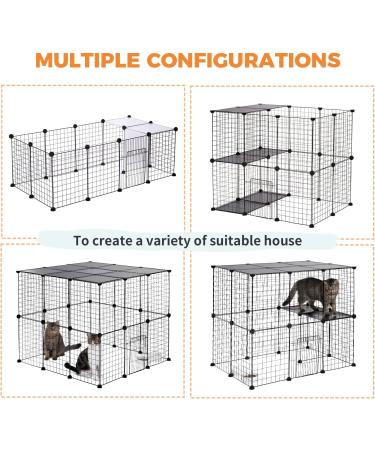 Pawz Road Pet Playpen - Portable Wire Fence for Small Animals - Indoor/Outdoor Yard Fence - 15 Panels - Buy Online on GoSupps.com