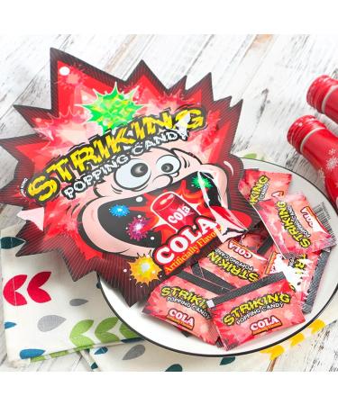 Striking Popping Candy Cola Flavour 15g (Pack of 6) - Buy Online on GoSupps.com