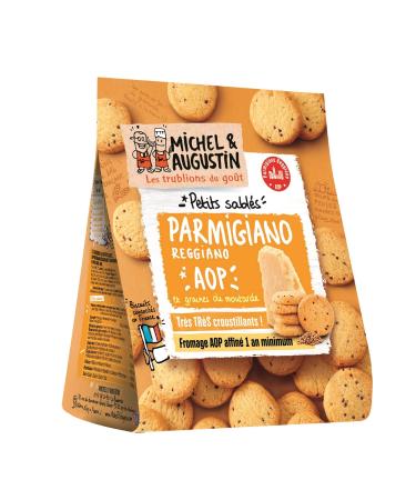 Michel et Augustin - Parmesan cheese appetizer cookies PDO 100g - Pack of 12 sachets
