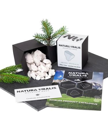 Argile Blanche Kaolin | 100g d'Argile Blanche Naturelle Blanc pur Blanc Cass - Croquant Eonnant Texture Terreuse Velout e et Ferme Satisfaisante Sensation ASMR - Buy Online on GoSupps.com