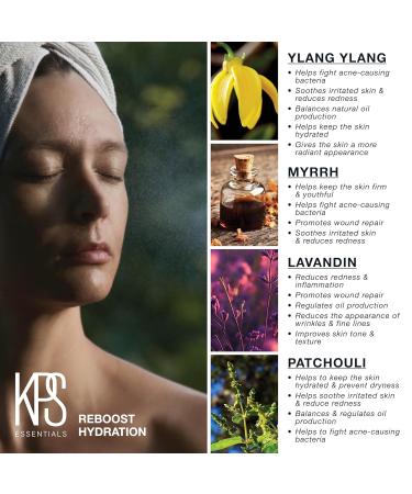 KPS Essentials Reboost Hydration Mist - Refreshing Makeup Setter & Skin Reviver with Ylang Ylang Myrrh Patchouli | 2 oz - Buy Online on GoSupps.com