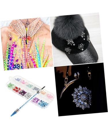 Healeved 1 Set Dotting Tools Gem Beads Jewelry Kits Gemstone Beads Crystal Ab Rhinestones Crystal Rhinestones Colorful Rhinestones Rhinestone for Nails Blue Suit Drilling Pen Manual - Buy Online on GoSupps.com