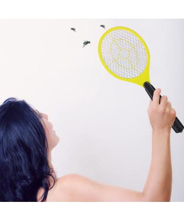 2-Pack Yellow Electric Fly Swatters - Chemical-Free Mosquito & Fly Zappers for Effective Pest Control - Buy Online on GoSupps.com
