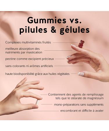 Beetroot Gummies - For Energy & Heart Health - With 200mg Beetroot Extract - Vitamin B12 B3 B1 & Q10 - 60 Units Vegan - Sugar Free - Bears with Benefits - Buy Online on GoSupps.com