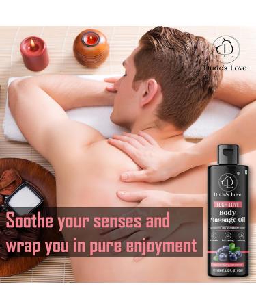 Organic - Berry Edible Body Massage Oil - Revitalising Detoxifying & No Stain | Non-Sticky Aromatherapy Oil with Lime & Juniper Berry Essential Oil Lush Love - Berry 120 ml (Pack of 1) - Buy Online on GoSupps.com