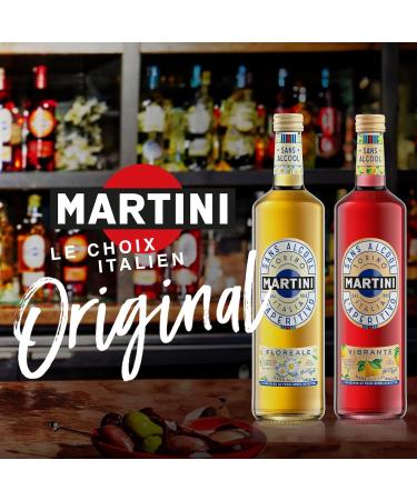MARTINI Vibrante and Floreale Non Alcoholic Aperitivo Dual Pack 2 x 75cl / 750ml Infused with Superior Botanicals - Buy Online on GoSupps.com
