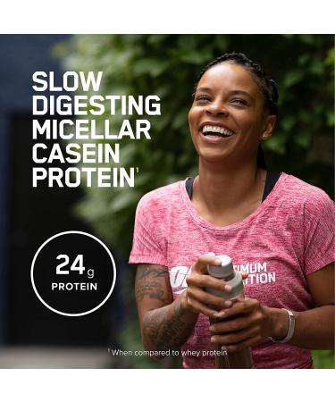 Optimum Nutrition Gold Standard Micellar Casein Protein Powder - Chocolate Supreme 1.87lb - Slow Digesting Formula for Overnight Muscle Recovery and Satiety - Buy Online on GoSupps.com