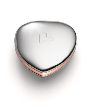 Lunavit Power Heart Duo stainless steel and copper magnether for back neck and joints 1 neodymium magnet with 3000 Gauss small gift idea for women and men