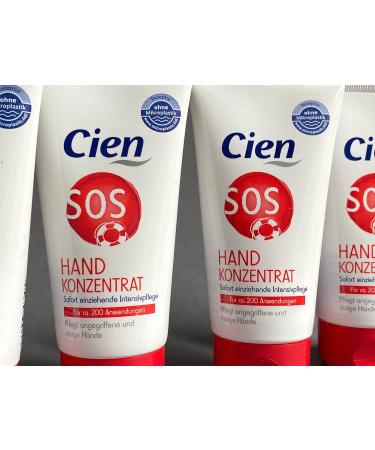 Cien SOS hand concentrate intensive care hand cream for cracked hands pack of 5 5 x 75 ml - Buy Online on GoSupps.com