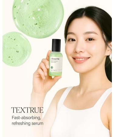 About Me SOOP Calming Aqua Serum - 53.4% Jeju Cypress Water Gel Serum with Bursting Capsules Hydrating Face Serum for Sensitive Skin Centella Cica & Tea Tree Vegan Non-Sticky 1.69 oz (50ml) - Buy Online on GoSupps.com