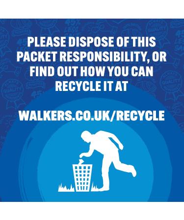 Walkers Less Salt Dash of Salt & Vinegar 6pk Green - Buy Online on GoSupps.com