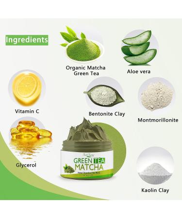 Seed Spring Vitamin C Clay Mask with Green Tea Matcha - Deep Cleaning Facial Mud Mask 4.78oz - Buy Online on GoSupps.com