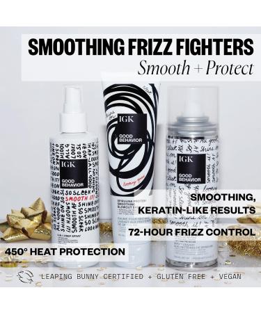 IGK Smoothing Frizz Fighters Kit - Anti-Frizz Hair Care | Buy Internationally Online - Buy Online on GoSupps.com