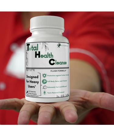 nutra4health Total Health Cleanse Best Detox for Heavy Users Flush Formula for Test Full Body Detox Capsules - Buy Online on GoSupps.com