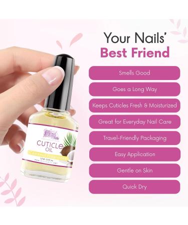 Professional Cuticle Oil 12ml - Lavender Fragrance - Moisturizing Treatment for Dry Skin - Buy Online on GoSupps.com
