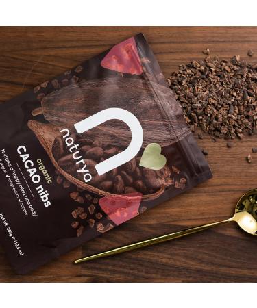 Naturya Organic Cacao Nibs 300g - Premium Quality Superfood Snack - Buy Online on GoSupps.com