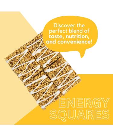 GoKrisp Energy Square by Jimmy Sevigny 15 gr Protein Pastry Tasty Lemon Pie High Protein Snacks Nut & Peanut Free Gluten Free (12-Pack) - Buy Online on GoSupps.com