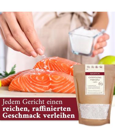 Coarse Sea Salt 1kg from Greece | Perfect for Salt Mills Pasta Rice & Roasting | ARISTOS - Buy Online on GoSupps.com