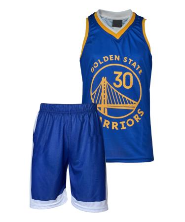 Amdrabola basketball children jersey basketball training jersey kit black blue come with shorts basketball fans (4-13 years) blue 176